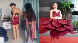   উরফি জাভেদ এর নতুন একটি রোবট ড্রেস পরার ভিডিও ভাইরাল।