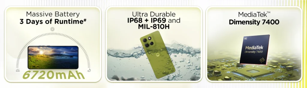 Motorola বাজেট নিয়ে আসছে নতুন স্মার্টফোন moto G86 Power 5G, এর কিছু তথ্য flipkart এ প্রকাশ করা হয়েছে 2 54d1200c780474bb