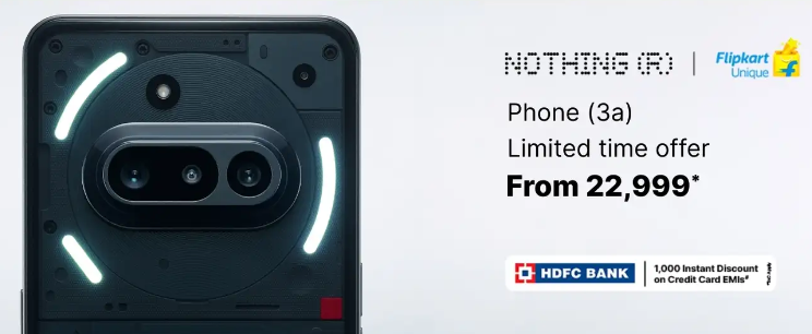 ২৫ হাজার টাকার মধ্যে সেরা মোবাইল Nothing Phone (3a), সাথে রয়েছে Snapdragon 7s Gen3 Processor 3 Nothing Phone 3a