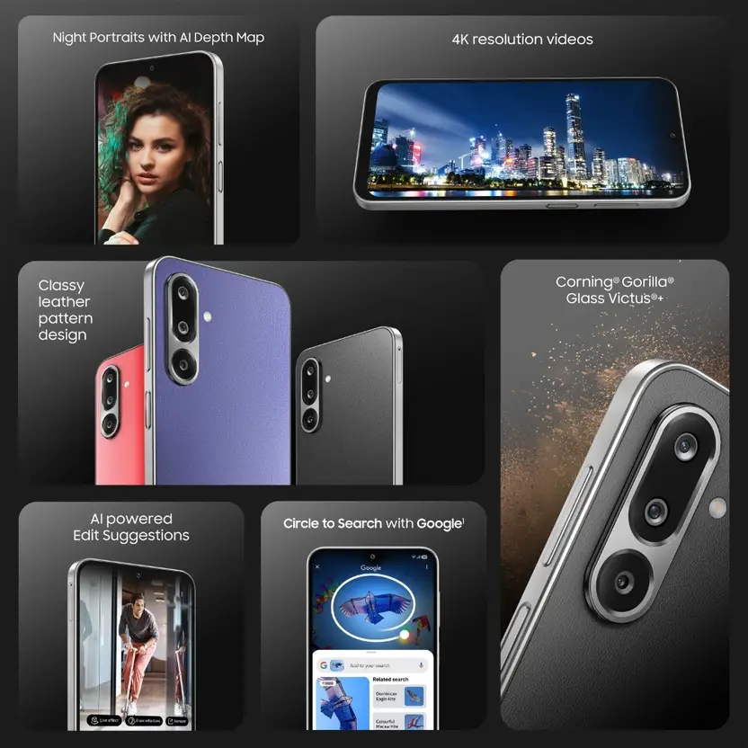 ২০ হাজার টাকার মধ্যে সেরা মোবাইল Samsung Galaxy F36 5G, সাথে আছে Samsung Exynos 1380 Processor 1 Samsung Galaxy F36 5G