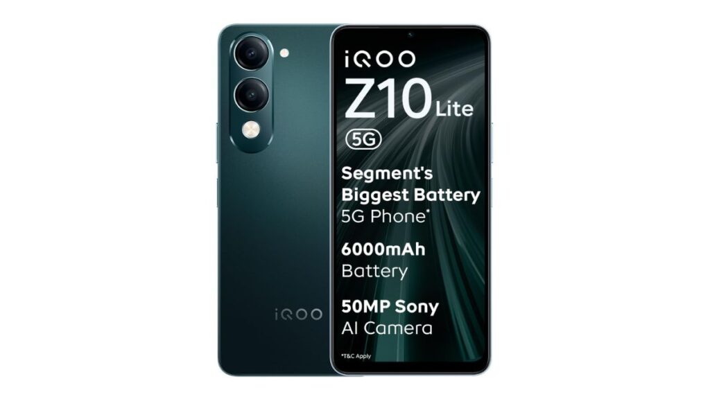 মাত্র ৯০০০ টাকায় পাবেন সেরা ৫জি মোবাইল iQOO Z10 Lite 5G সাথে আছে Dimensity 6300 5G